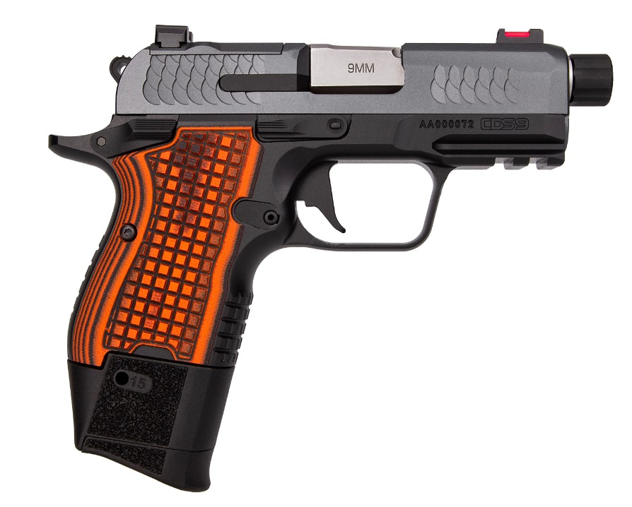 KIMBER CDS9 TWO-TONE ORANGE GRIPS ORRLTFS CDS9 9MM 3.18IN BARREL 13 /15RD 3600004 - Taurus Savings